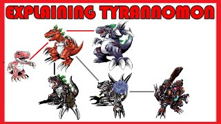 Explaining Digimon TYRANNOMON DIGIVOLUTION LINE Digimon Conversation 53 [upl. by Htidra]