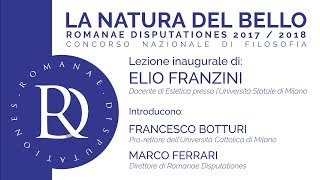 Elio Franzini  RD2018  La natura del bello [upl. by Nogras]