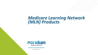 Medicare Learning Network MLN Products [upl. by Yelsha]