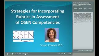 QSEN Module 14 Strategies for Incorporating Rubrics in Assessment of QSEN Competencies [upl. by Lesly]