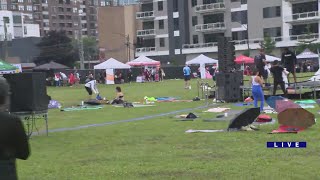 Weekend Break 3rd annual Faces of Fitness Festival in River North [upl. by Adnohrahs]