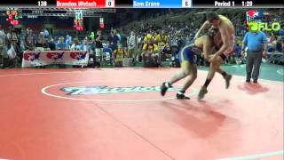 Junior 138  Brandon Wetsch Colorado vs Sam Crane Missouri [upl. by Eiuqnom]