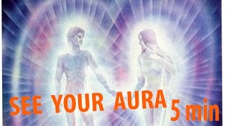 How to See an Aura in 5 min simple way to see Human Aura [upl. by Karel]