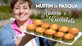 MUFFIN DI PASQUA CIOCCOLATO E ARANCIA Ricetta Facile  Fatto in Casa da Benedetta [upl. by Tremayne330]