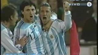 2007 Australia 01 Argentina  gol de Martin Demichelis [upl. by Augustus]