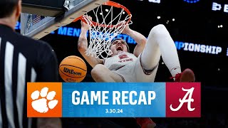 Alabama ROUTS Clemson to advance to Final Four for 1st time in SCHOOL HISTORY  CBS Sports [upl. by Placia313]