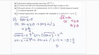 Bacalaureat 2020  Tehnologic  Testul 11  Subiectul 1  Teste de antrenament  Clasa a 12a [upl. by Haon113]