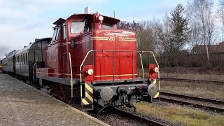 Einfahrt V 60 734 in Mellrichstadt Bahnhof [upl. by Ideih492]