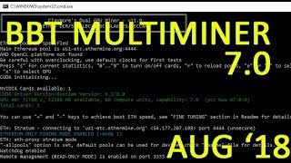 Released BBT Multiminer v70 quick walkthrough [upl. by Odnalra]