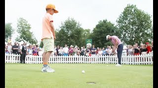 Martin Kaymer puttet mit kleinem Jungen [upl. by Premer27]