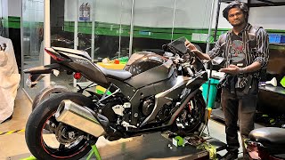 Kawasaki Zx10R Second service  Itna Kharcha Ho Gya😖 [upl. by Oderfla826]