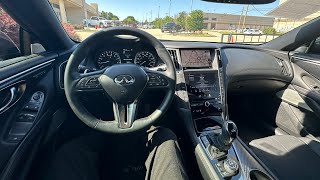 2021 INFINITI Q60 Red Sport 400 POV Drive [upl. by Darrin554]