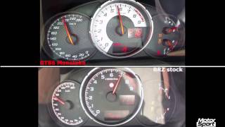 Toyota GT 86 compressor 400 PS vs Subaru BRZ stock Motorsport [upl. by Esinaej653]