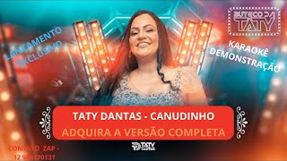 KARAOKÊ TATY DANTAS CANUDINHO CONT 12 988170131 [upl. by Ayaet533]