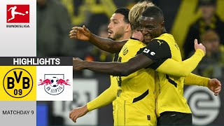 Borussia Dortmund  RB Leipzig  21  Zusammenfassung  Bundesliga 202425 [upl. by Jillian]