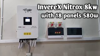 nitrox 8kw hybrid inverter setting  8kw hybrid solar inverter [upl. by Shermy226]