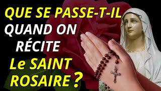 Peutêtre ne le saistu pas mais quand tu récites le Chapelet il se passe que [upl. by Raines]