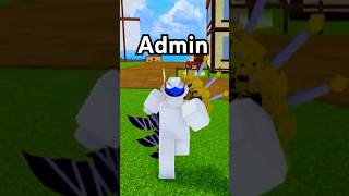 FINGI SER ADMIN COM A TRIPLE YORU NO BLOX FRUITS E ISSO ACONTECEU roblox bloxfruits [upl. by Dallman]