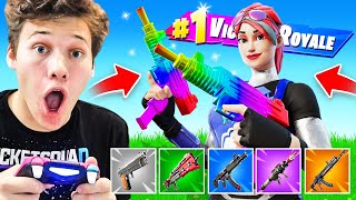 INSANE RAINBOW Weapon Challenge Fortnite [upl. by Waligore593]