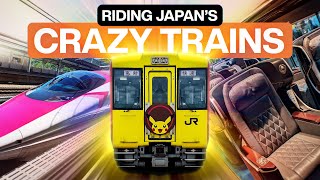 I Rode the Craziest Trains in Japan [upl. by Petronilla861]