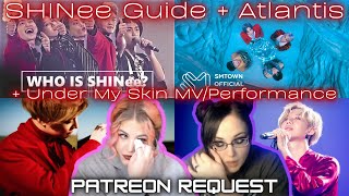 WHO IS SHINee Guide  Atlantis MV  Taemin Under My Skin MVPerformance  KCord Girls React [upl. by Wehner]