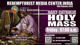 Catholic Holy Mass  16th February 2024 Friday [upl. by Osmo181]