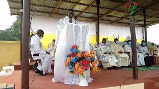 Diocèse de Gamboma Ordination Sacerdotale de trois prêtres à Djambala [upl. by Eldred465]