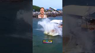 Another pontoon boat disaster Captain Reacts Credit WavyBoats boat sailing boatlife [upl. by Ludba]