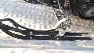 The Split Rail quotDual Axisquot Snowmobile Skis HQ [upl. by Pontus]