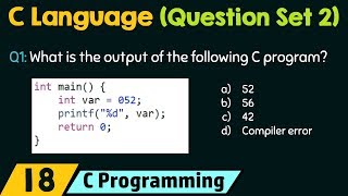 C Programming Important Questions Set 2 [upl. by Lemon]