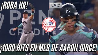 YANKEES ¡AARON JUDGE LLEGA A 1000 HITS Y ROBA HOME RUN [upl. by Paxon]