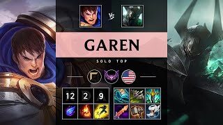 Garen Top vs Mordekaiser Dominating  NA Master Patch 1421 [upl. by Nosreg]