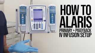 Alaris Pump Introduction with Primary and Secondary IV Infusion Programming [upl. by Rosana]