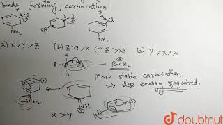 Find out correct order of energy required for heterolytic cleavage of indicated CC [upl. by Llertnad]