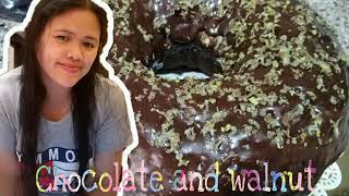 Chocolate and walnut cake pwedeng pang negosyo vlog no 11 [upl. by Lon]