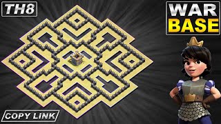 NEW BEST TH8 Base 2020 COC Town Hall 8 TH8 war Base  Clash of Clans [upl. by Genvieve]