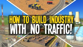 I Mastered Vanilla Industry Traffic amp You Can Too in Cities Skylines [upl. by Allerim]