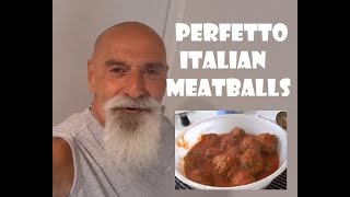 Perfetto Italian Meatballs using a SECRET INGREDIENT [upl. by Aziar]