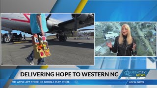 QCN embeds with flight crew for WNC aid [upl. by Woodley713]