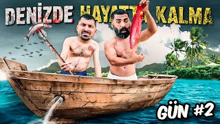 DENİZİN ORTASINDA HAYATTA KALMA  2 GÜN [upl. by Naujed]