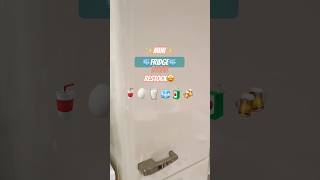 Mini Fridge Makeover Satisfying Restock Edition miniaturespace fridgerestock minivlog shorts [upl. by Ludly191]