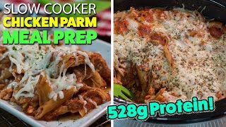 Easy SLOW COOKER Chicken Parmesan Meal Prep Recipe [upl. by Mall738]