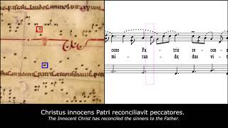 St Martial Polyphonic Duet quotVictimae paschali laudesquot organum duplum c 12th century [upl. by Kcarb127]