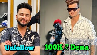 Elvish Yadav Unfollow amp Jannu Stuntz 100K ₹ Diya Motovloggerjannustunts [upl. by Bibi]