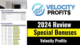 Velocity Profits Review Special Bonus You cant resist [upl. by Kipp]