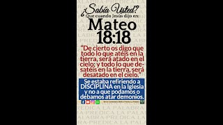 Predica La Palabra  Short Mateo 1818 [upl. by Lucienne]