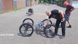 4 wheel quadricycle build part 1 [upl. by Asille]