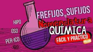 NOMENCLATURA QUÍMICA INORGANICA ⚡prefijos y sufijos HIPO ICO PERICO OSO [upl. by Adnaugal394]