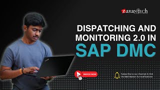 Dispatching and Monitoring 20 in SAP DMC Digital Manufacturing Cloud  ZaranTech [upl. by Cleasta]