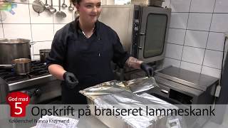 Braiseret lammeskank Restaurant Olive i Århus [upl. by Myriam]